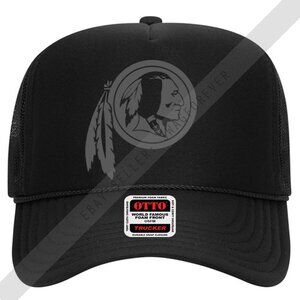 Washington Redskins Tonal Logo Foam Trucker Hat BLACK